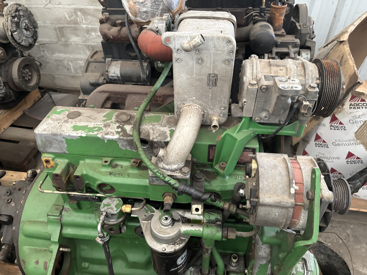 John Deere 3200, 3220, 3400 Silnik Słupek Blok Koło Zamachowe Kolektor Wał Wałek 4045HZ275 - Schwungscheibe für Landmaschine: das Bild 3 John Deere 3200, 3220, 3400 Silnik Słupek Blok Koło Zamachowe Kolektor Wał Wałek 4045HZ275 - Schwungscheibe für Landmaschine: das Bild 3