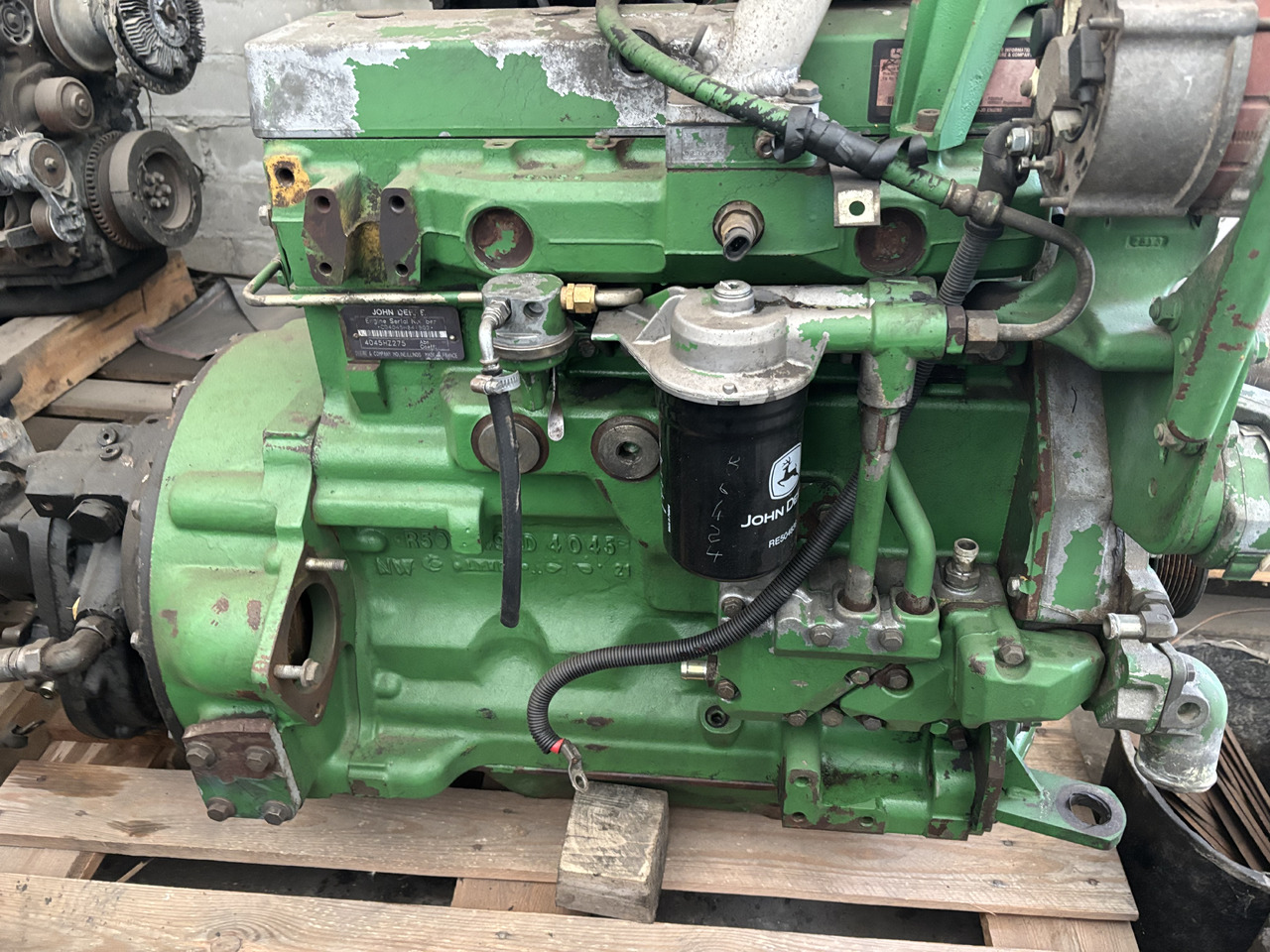 John Deere 3200, 3220, 3400 Silnik Słupek Blok Koło Zamachowe Kolektor Wał Wałek 4045HZ275 - Schwungscheibe für Landmaschine: das Bild 4 John Deere 3200, 3220, 3400 Silnik Słupek Blok Koło Zamachowe Kolektor Wał Wałek 4045HZ275 - Schwungscheibe für Landmaschine: das Bild 4