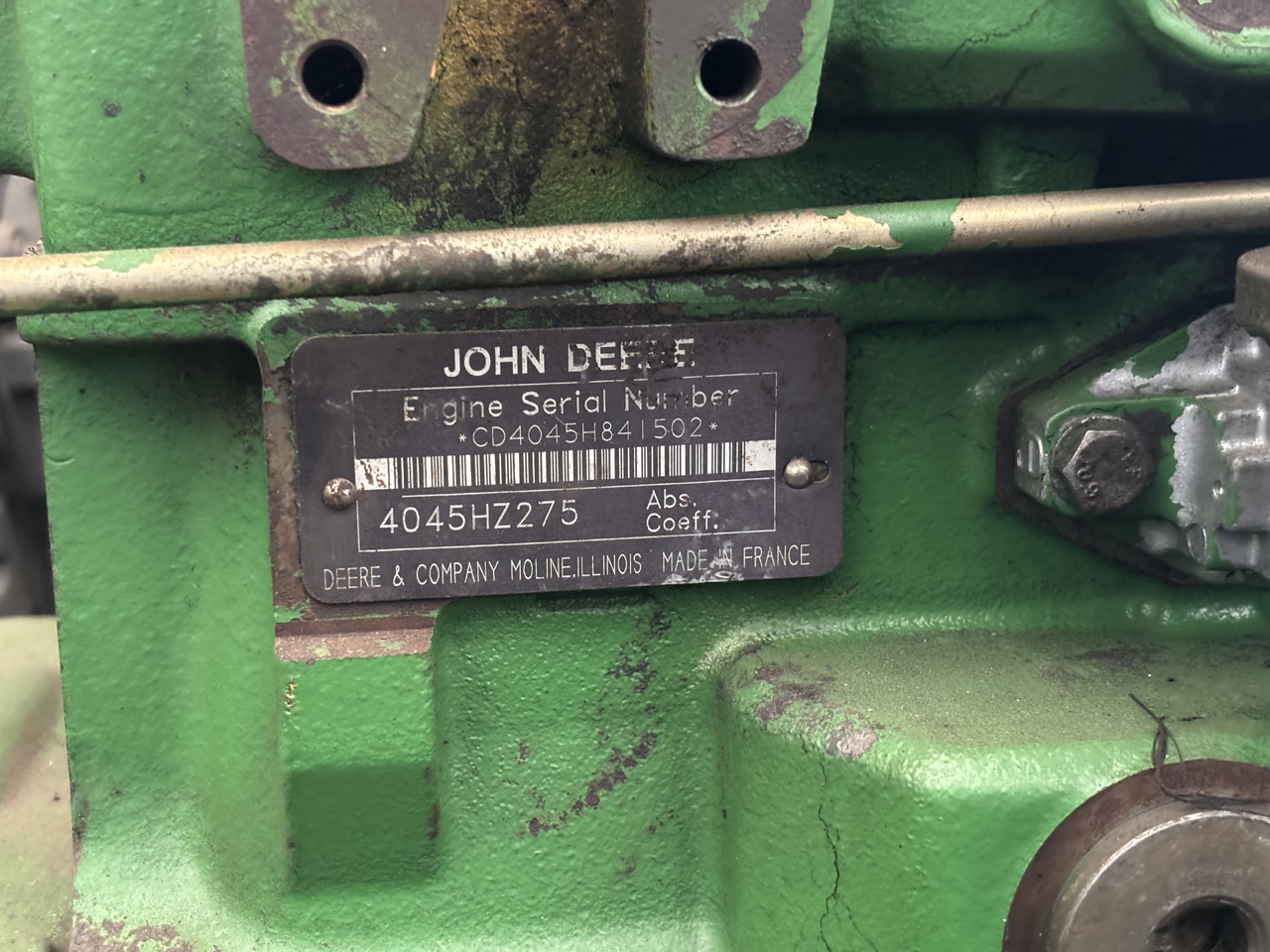 John Deere 3200, 3220, 3400 Silnik Słupek Blok Koło Zamachowe Kolektor Wał Wałek 4045HZ275 - Schwungscheibe für Landmaschine: das Bild 5 John Deere 3200, 3220, 3400 Silnik Słupek Blok Koło Zamachowe Kolektor Wał Wałek 4045HZ275 - Schwungscheibe für Landmaschine: das Bild 5