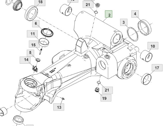 John Deere 7830 Obudowa Pochwa Przedniej Osi Lewa CZĘŚĆI R259396 R269505 R287713 - Vorderachse für Landmaschine: das Bild 1 John Deere 7830 Obudowa Pochwa Przedniej Osi Lewa CZĘŚĆI R259396 R269505 R287713 - Vorderachse für Landmaschine: das Bild 1