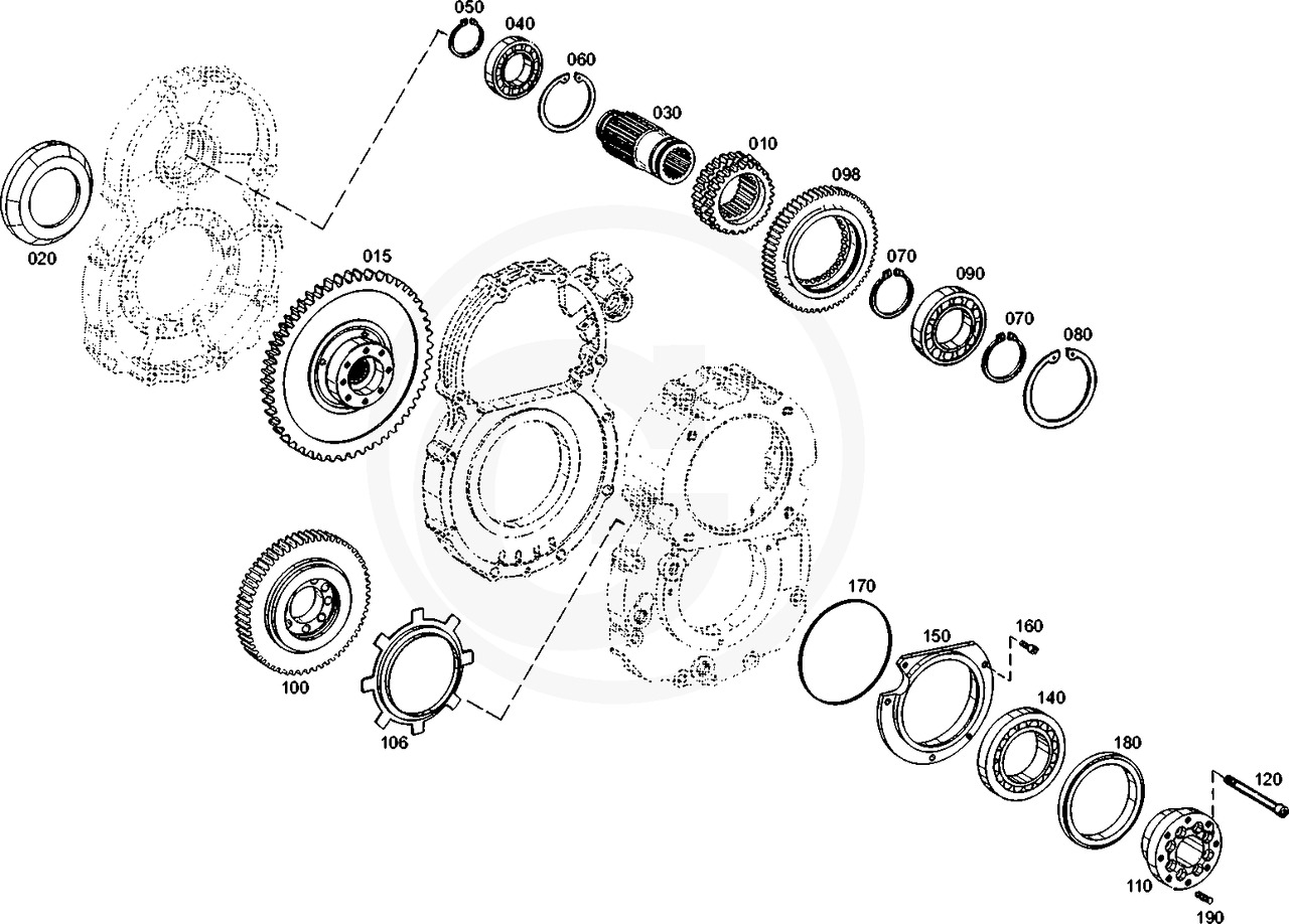 MT-L 3015-II Dyfer Dyferencjał Mechanizm Różnicowy Atak Wał CZĘŚCI - Differenzial Getriebe für Landmaschine: das Bild 2 MT-L 3015-II Dyfer Dyferencjał Mechanizm Różnicowy Atak Wał CZĘŚCI - Differenzial Getriebe für Landmaschine: das Bild 2
