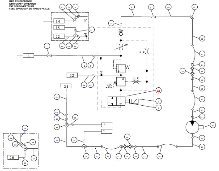 Massey Fergusson MF 30 32 - hydromotor pompa hydrauliczna D45120700 - Hydraulikpumpe für Landmaschine: das Bild 1 Massey Fergusson MF 30 32 - hydromotor pompa hydrauliczna D45120700 - Hydraulikpumpe für Landmaschine: das Bild 1