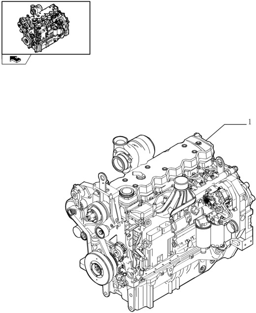 New Holland T6090 Silnik 87664194 - Motor für Landmaschine: das Bild 1 New Holland T6090 Silnik 87664194 - Motor für Landmaschine: das Bild 1