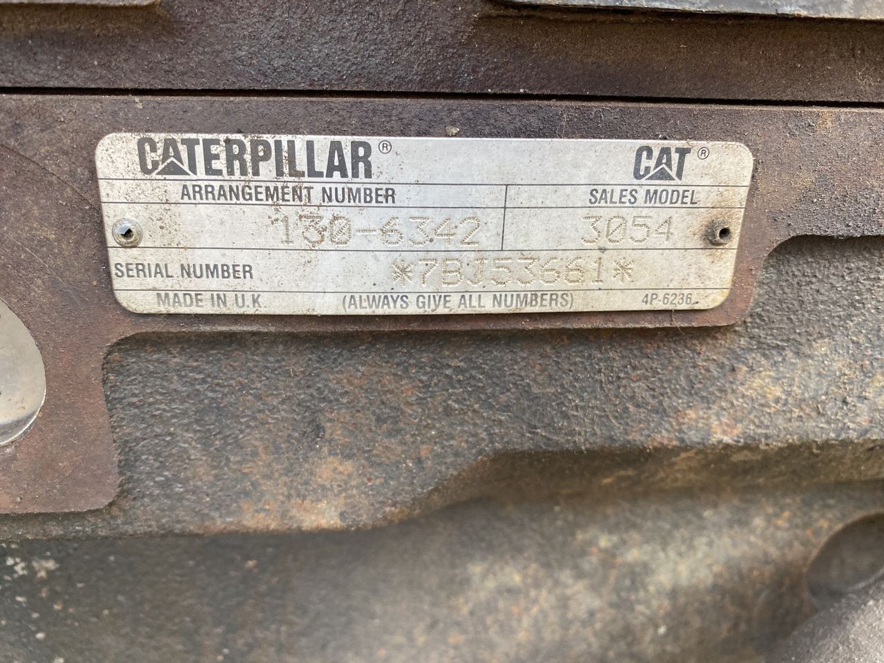 Silnik CAT | CATERPILLAR - 130-6342 | 3054 - Motor für Baumaschine: das Bild 1 Silnik CAT | CATERPILLAR - 130-6342 | 3054 - Motor für Baumaschine: das Bild 1