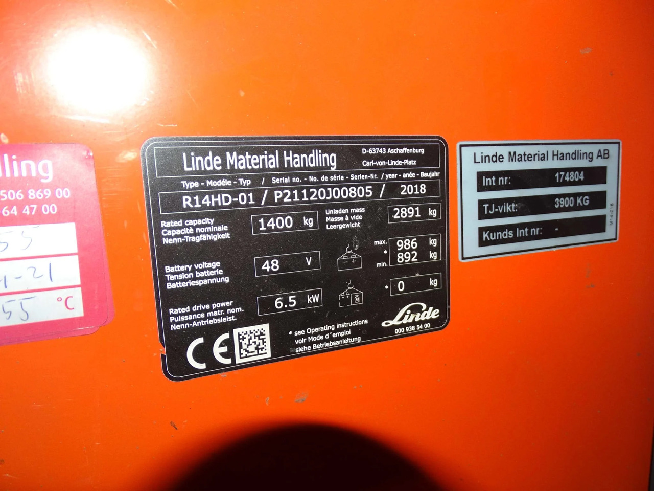 Linde R14HD-01 - Schubmaststapler: das Bild 2 Linde R14HD-01 - Schubmaststapler: das Bild 2