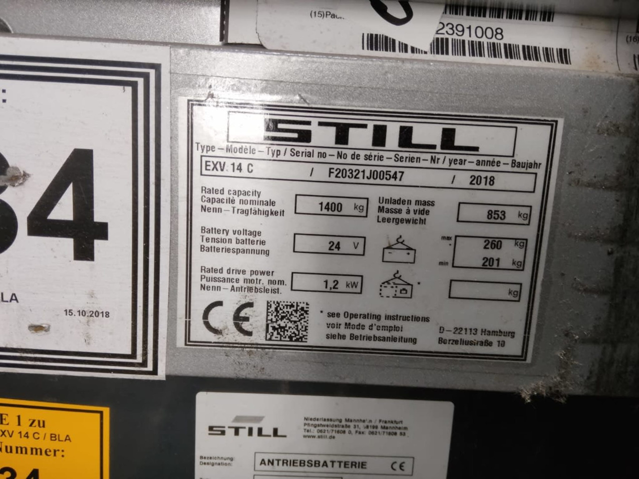 STILL EXV14C - Hochhubwagen: das Bild 5 STILL EXV14C - Hochhubwagen: das Bild 5