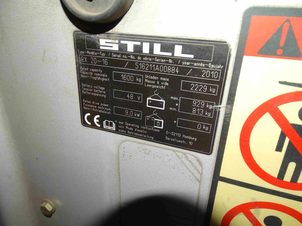 STILL RX20-16 - Elektrostapler: das Bild 3 STILL RX20-16 - Elektrostapler: das Bild 3