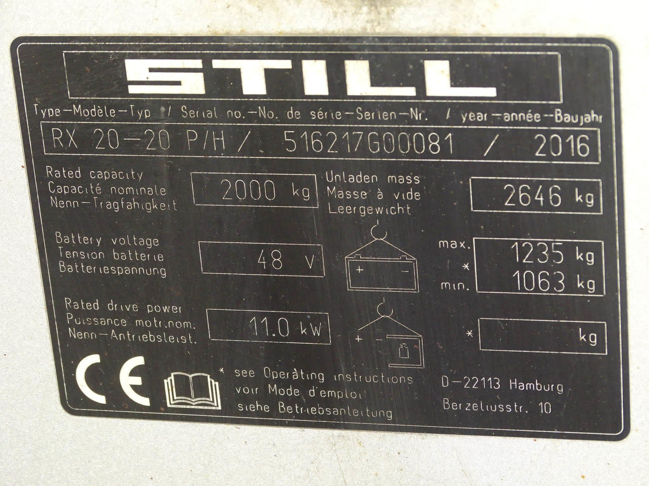 STILL RX20-20P/H - Elektrostapler: das Bild 5 STILL RX20-20P/H - Elektrostapler: das Bild 5