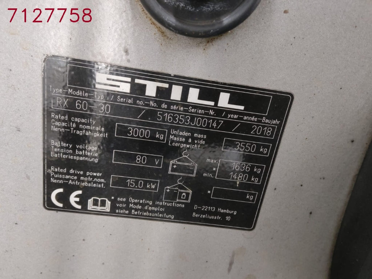 STILL RX60-30 - Elektrostapler: das Bild 2 STILL RX60-30 - Elektrostapler: das Bild 2