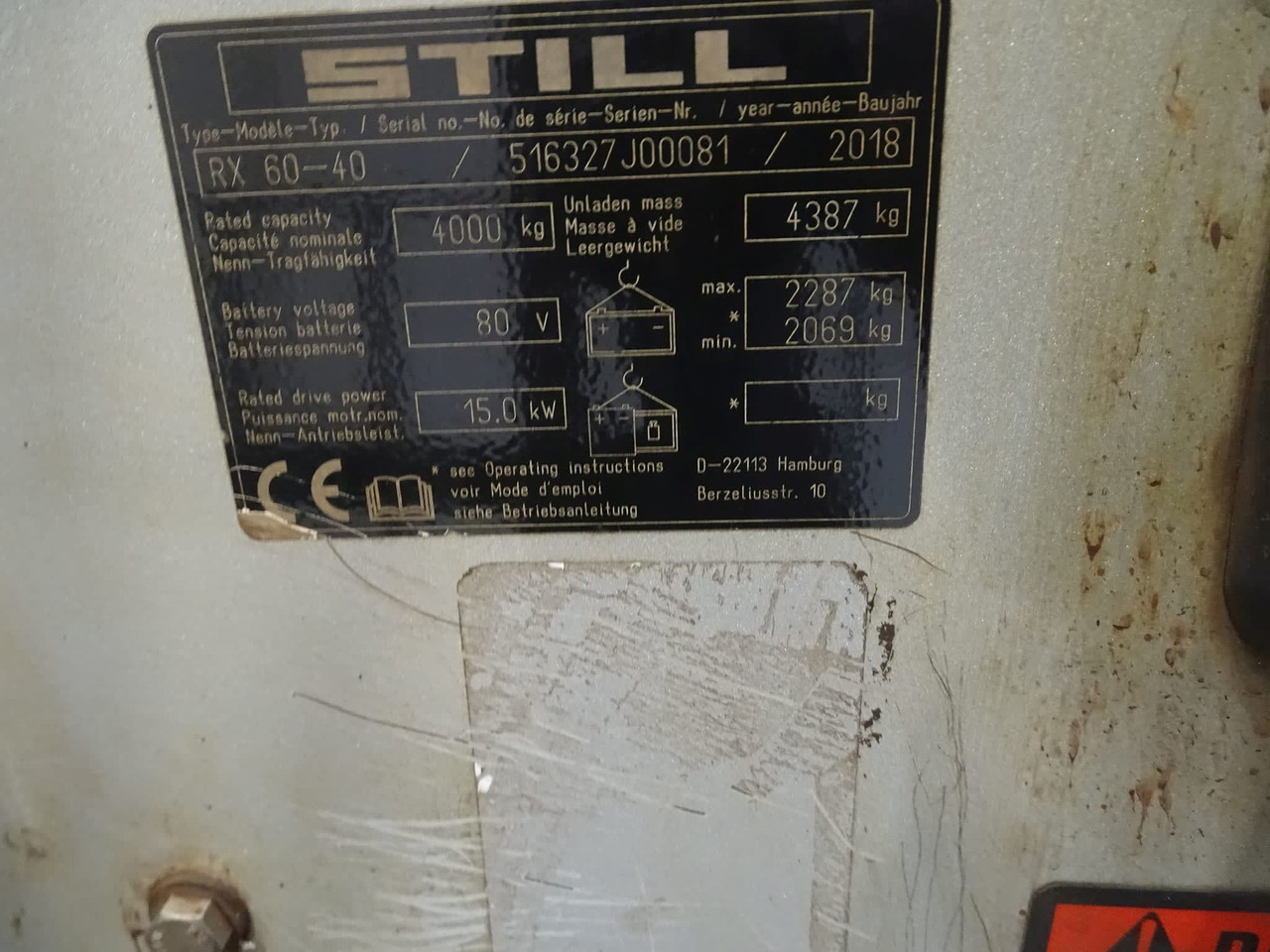 STILL RX60-40 - Elektrostapler: das Bild 2 STILL RX60-40 - Elektrostapler: das Bild 2