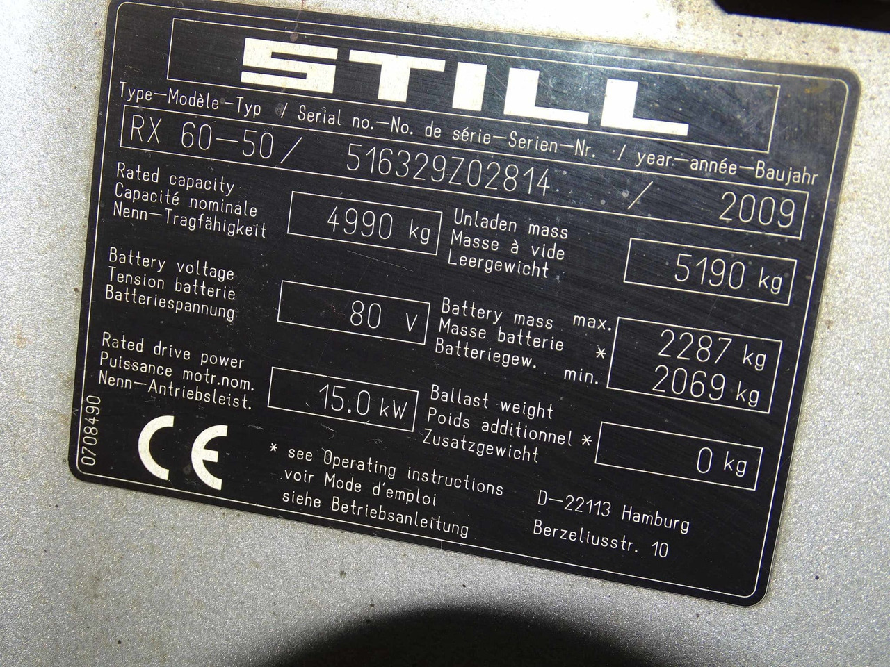 STILL RX60-50 - Elektrostapler: das Bild 2 STILL RX60-50 - Elektrostapler: das Bild 2