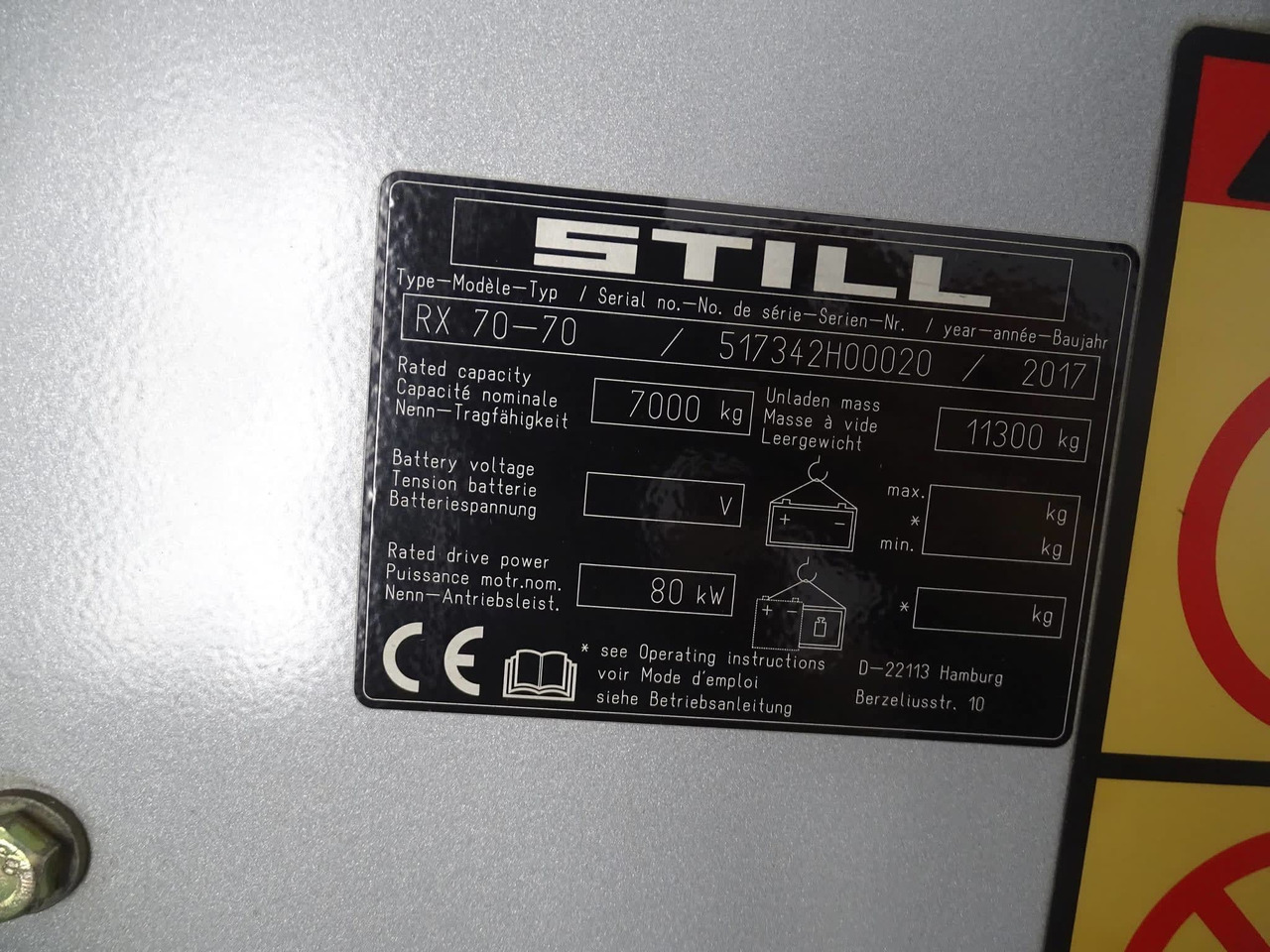 STILL RX70-70 - Dieselstapler: das Bild 2 STILL RX70-70 - Dieselstapler: das Bild 2