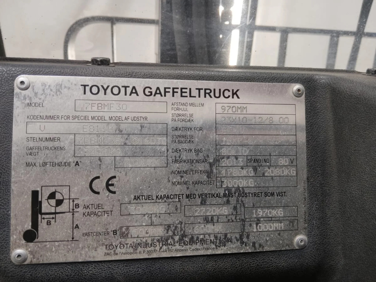Toyota 7FBMF30 - Elektrostapler: das Bild 2 Toyota 7FBMF30 - Elektrostapler: das Bild 2