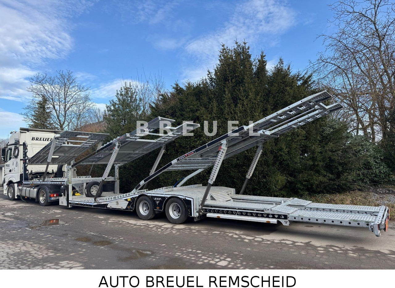 6-er Autotransporter mit Lenkachse 6-er Autotransporter sofort mit VDI Zertifikat - Autotransporter Auflieger: das Bild 2 6-er Autotransporter mit Lenkachse 6-er Autotransporter sofort mit VDI Zertifikat - Autotransporter Auflieger: das Bild 2