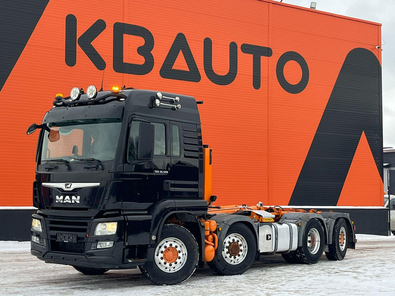 MAN TGS 35.500 8x4H*6 PALFINGER T 20 ton / L=5700 mm / HYDRODRIVE - Abrollkipper: das Bild 1 MAN TGS 35.500 8x4H*6 PALFINGER T 20 ton / L=5700 mm / HYDRODRIVE - Abrollkipper: das Bild 1