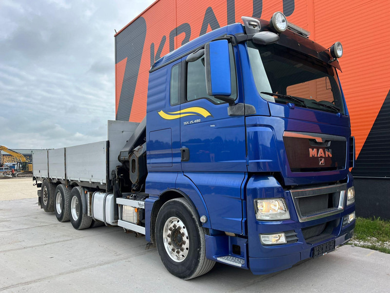MAN TGX 35.480 8x4*4 HIAB 288E-7 / PLATFORM L=6397 mm - Pritsche LKW, Autokran: das Bild 4 MAN TGX 35.480 8x4*4 HIAB 288E-7 / PLATFORM L=6397 mm - Pritsche LKW, Autokran: das Bild 4