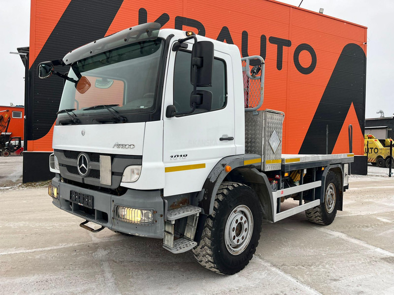 Mercedes-Benz Atego 1018 4x4 ONLY 18844 km ! / FULL STEEL / DRUM BRAKES / PLATFORM L=3500 mm - Pritsche LKW: das Bild 2 Mercedes-Benz Atego 1018 4x4 ONLY 18844 km ! / FULL STEEL / DRUM BRAKES / PLATFORM L=3500 mm - Pritsche LKW: das Bild 2
