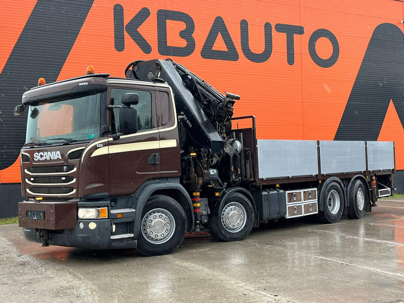 Scania G 450 8x2*6 HIAB 622E-8 + JIB / PLATFORM L=6715 mm - Pritsche LKW, Autokran: das Bild 2 Scania G 450 8x2*6 HIAB 622E-8 + JIB / PLATFORM L=6715 mm - Pritsche LKW, Autokran: das Bild 2