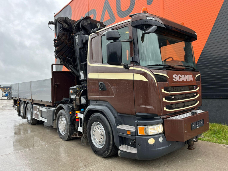 Scania G 450 8x2*6 HIAB 622E-8 + JIB / PLATFORM L=6715 mm - Pritsche LKW, Autokran: das Bild 4 Scania G 450 8x2*6 HIAB 622E-8 + JIB / PLATFORM L=6715 mm - Pritsche LKW, Autokran: das Bild 4