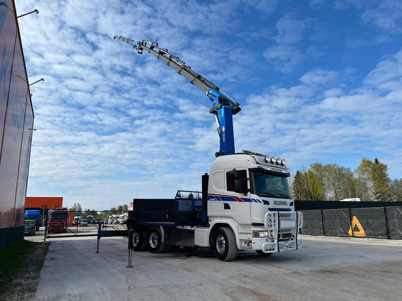 Pritsche LKW, Autokran Scania G 490 6x2 HMF 5020 K6 + JIB / RETARDER: das Bild 9