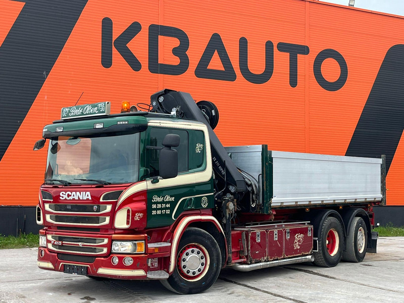 Scania P 410 6x2*4 HIAB 211EP-5 / BOX L=5386 mm - Kipper, Autokran: das Bild 2 Scania P 410 6x2*4 HIAB 211EP-5 / BOX L=5386 mm - Kipper, Autokran: das Bild 2