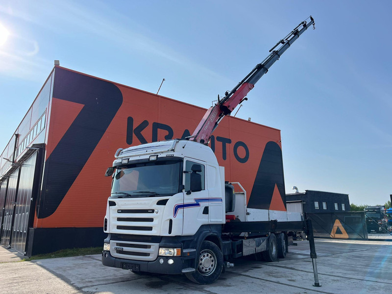 Scania R 440 6x2*4 FASSI F260XP / PLATFORM L=6760 mm - Pritsche LKW, Autokran: das Bild 1 Scania R 440 6x2*4 FASSI F260XP / PLATFORM L=6760 mm - Pritsche LKW, Autokran: das Bild 1