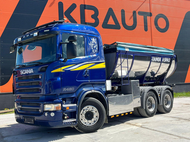 Scania R 480 6x4 RETARDER / FULL STEEL / BIG AXLES / BOX L=4635 mm - Kipper: das Bild 1 Scania R 480 6x4 RETARDER / FULL STEEL / BIG AXLES / BOX L=4635 mm - Kipper: das Bild 1
