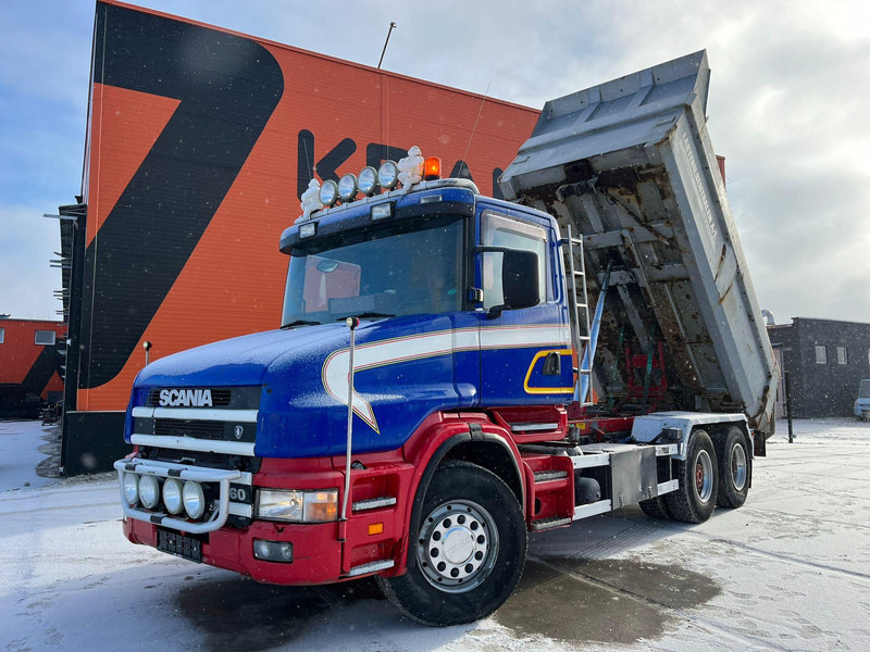 Scania T 144 460 6x2 V8 TORPEDO / FULL STEEL / DRUM BRAKES / BIG AXLE / BOX L=4701 mm - Kipper: das Bild 2 Scania T 144 460 6x2 V8 TORPEDO / FULL STEEL / DRUM BRAKES / BIG AXLE / BOX L=4701 mm - Kipper: das Bild 2