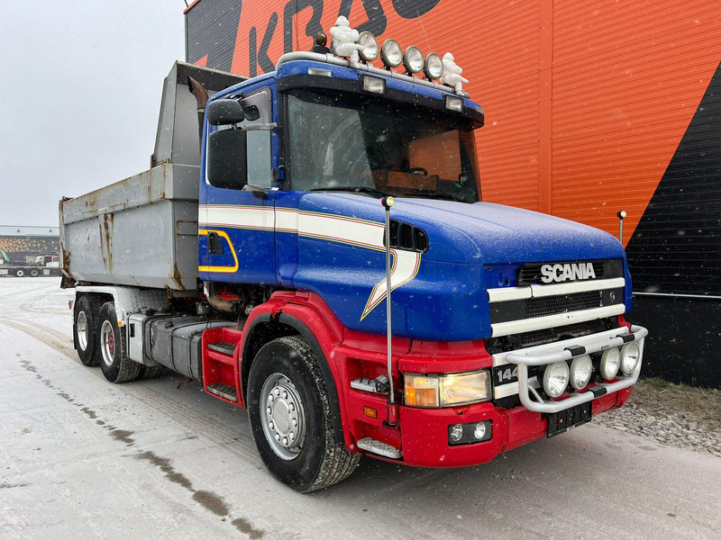 Scania T 144 460 6x2 V8 TORPEDO / FULL STEEL / DRUM BRAKES / BIG AXLE / BOX L=4701 mm - Kipper: das Bild 4 Scania T 144 460 6x2 V8 TORPEDO / FULL STEEL / DRUM BRAKES / BIG AXLE / BOX L=4701 mm - Kipper: das Bild 4