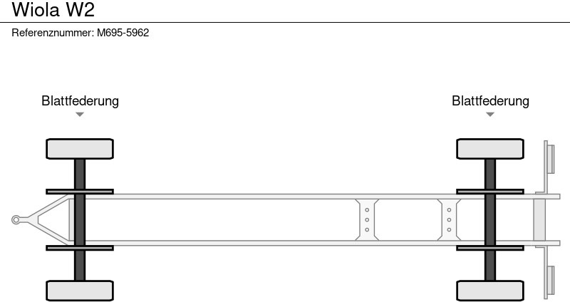Pritschenanhänger/ Plattformanhänger Wiola W2: das Bild 12