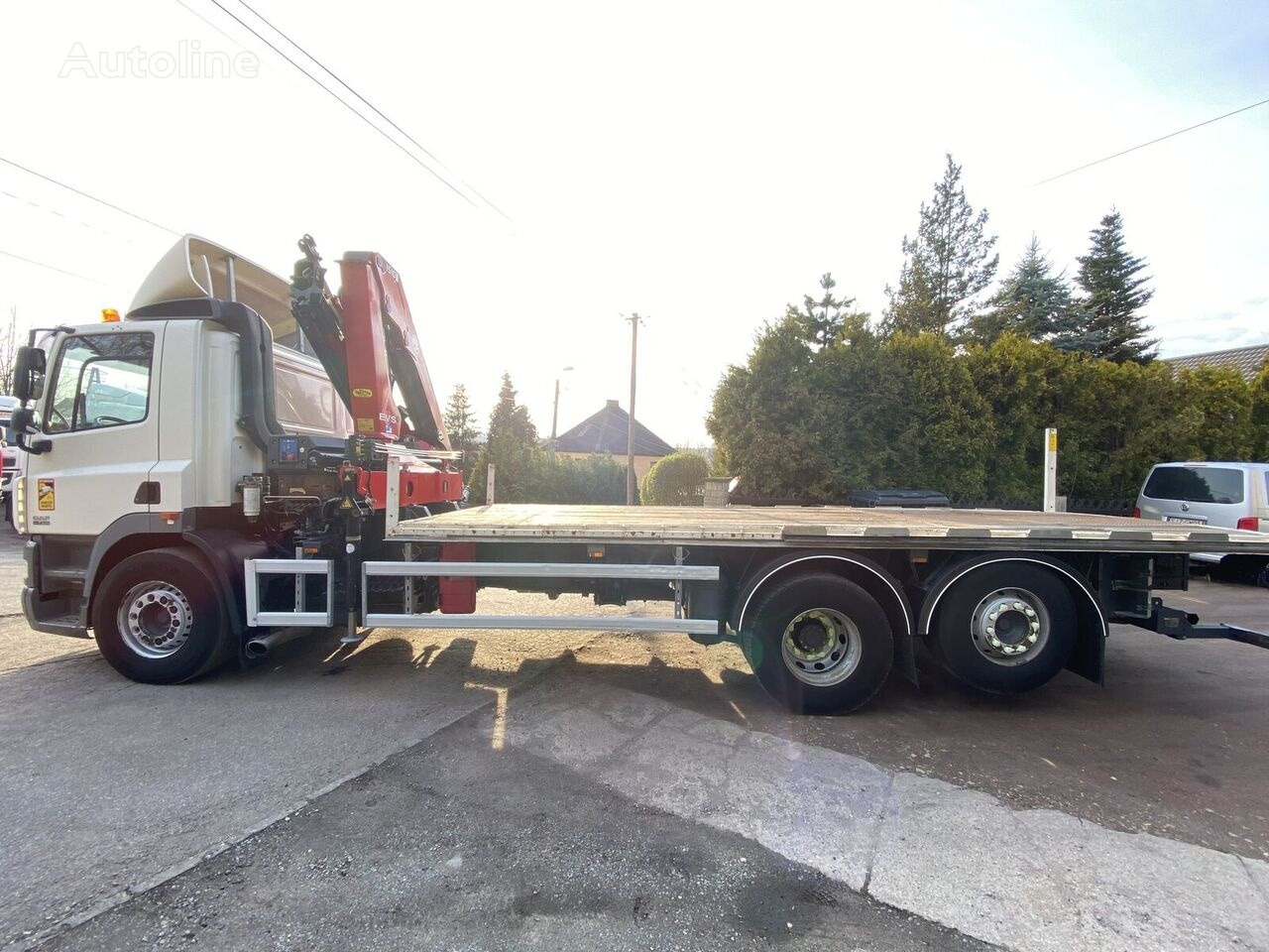 DAF CF 85 410 - Pritsche LKW, Autokran: das Bild 2 DAF CF 85 410 - Pritsche LKW, Autokran: das Bild 2
