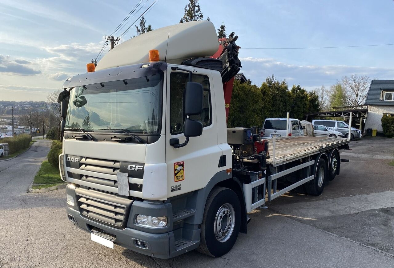 DAF CF 85 410 - Pritsche LKW, Autokran: das Bild 1 DAF CF 85 410 - Pritsche LKW, Autokran: das Bild 1