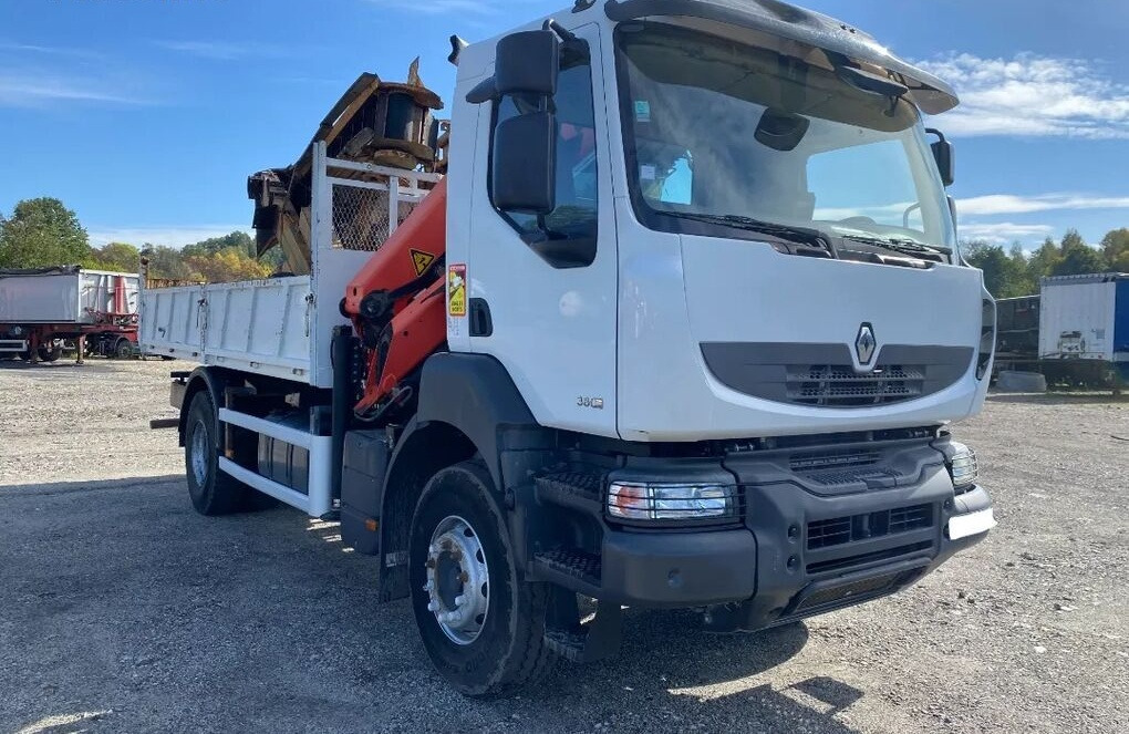 Renault KERAX 380 /Dźwig HDS Palfinger PK13001-K / / Retarder / Manual - Kipper: das Bild 3 Renault KERAX 380 /Dźwig HDS Palfinger PK13001-K / / Retarder / Manual - Kipper: das Bild 3