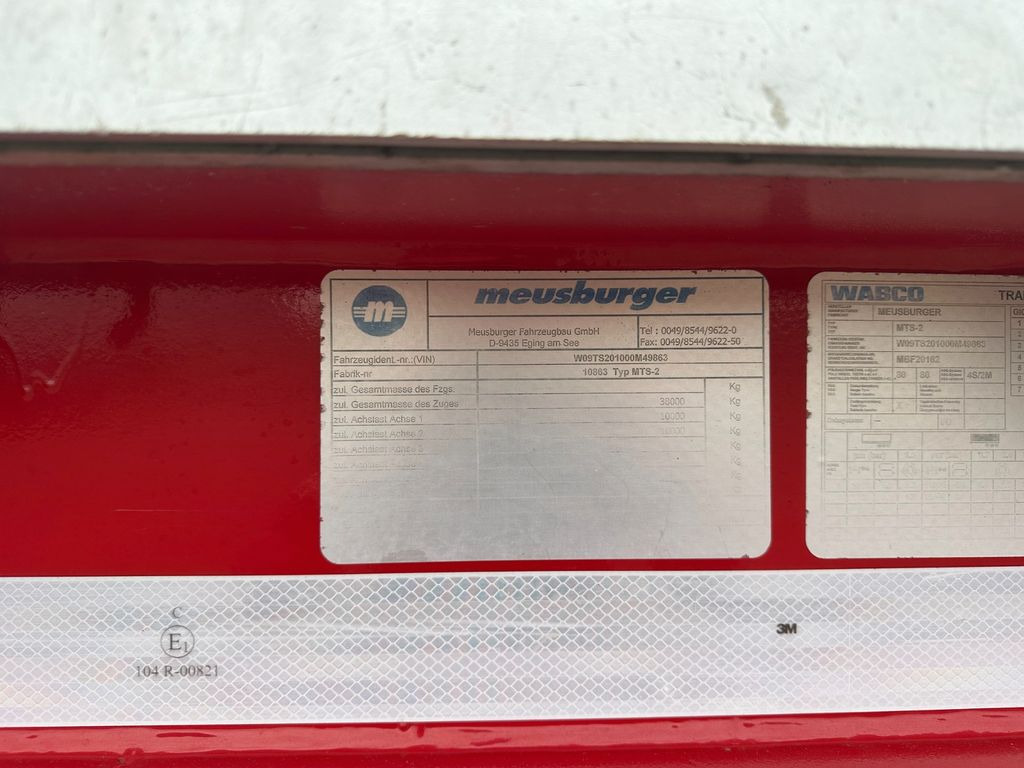 Meusburger 2 achs tiefbett / 300 mm Meusburger 2 achs tiefbett / 300 mm - Tieflader Auflieger: das Bild 3 Meusburger 2 achs tiefbett / 300 mm Meusburger 2 achs tiefbett / 300 mm - Tieflader Auflieger: das Bild 3