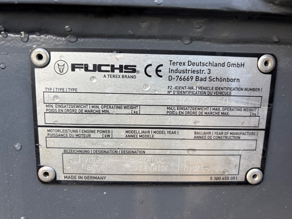 Umschlagbagger Fuchs MHL 331 F - MHL331 - MHL335: das Bild 25