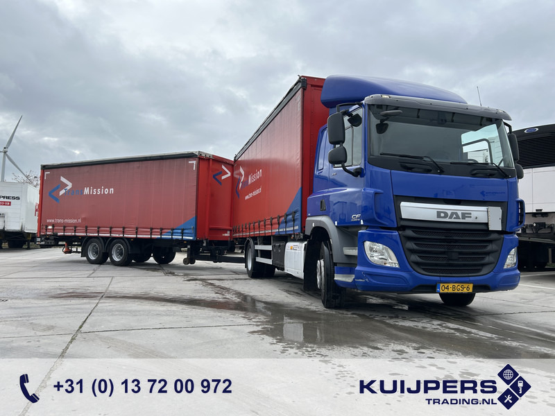 DAF CF 370 FA + Pacton MXD 218 / Curtainside Combi / Loadlift / APK TUV 05-26 - Plane LKW: das Bild 1 DAF CF 370 FA + Pacton MXD 218 / Curtainside Combi / Loadlift / APK TUV 05-26 - Plane LKW: das Bild 1