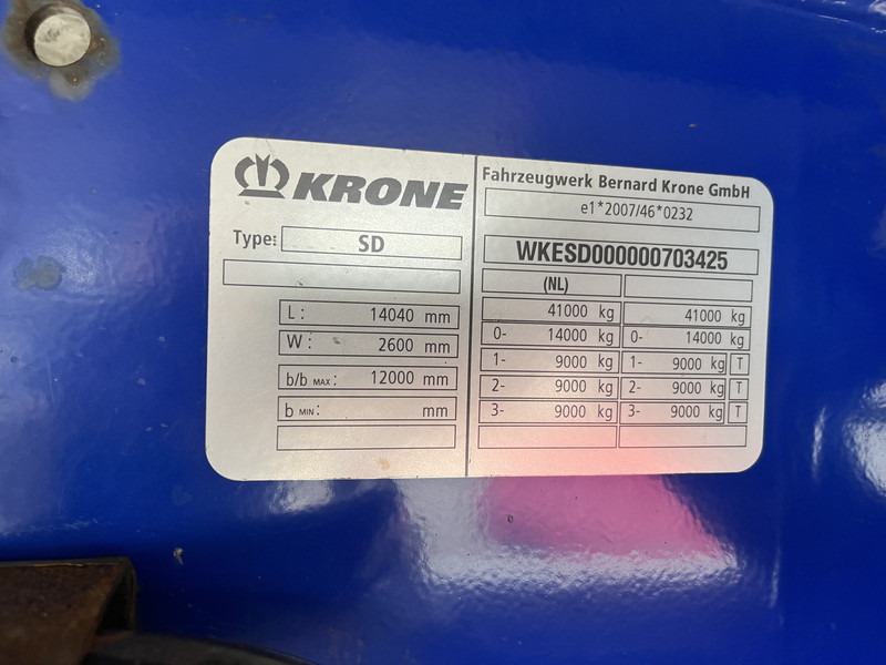 Kühlkoffer Auflieger Krone Coolliner / Carrier Vector 1950 / Frigo Box / BPW Drum / APK TUV 04-26: das Bild 18 Kühlkoffer Auflieger Krone Coolliner / Carrier Vector 1950 / Frigo Box / BPW Drum / APK TUV 04-26: das Bild 18