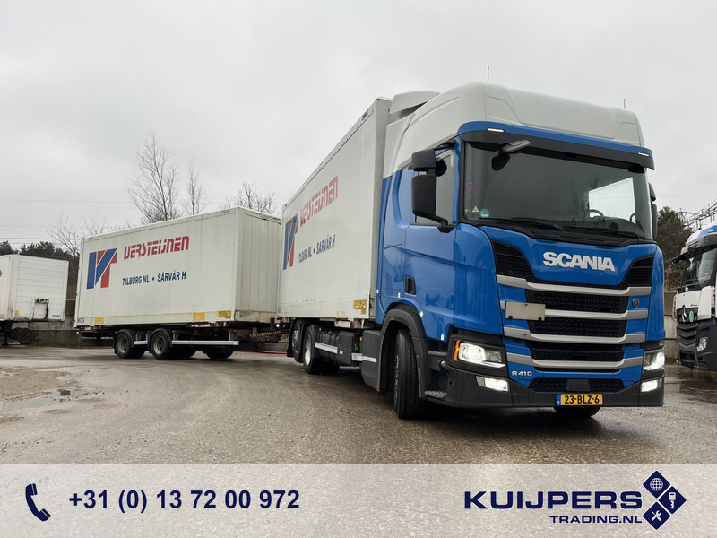 Scania R410 Highline / BDF Box + Wecon AWZ 218 / BDF Box / 448 dkm / NL Truck + Trailer - Koffer LKW: das Bild 1 Scania R410 Highline / BDF Box + Wecon AWZ 218 / BDF Box / 448 dkm / NL Truck + Trailer - Koffer LKW: das Bild 1