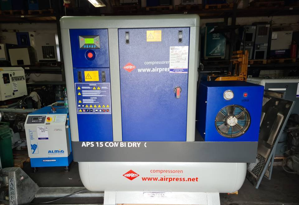 Kompresor śrubowy AIRPRESS APS 15 COMBI DRY X, 11 kw, 2021r - Luftkompressor: das Bild 1 Kompresor śrubowy AIRPRESS APS 15 COMBI DRY X, 11 kw, 2021r - Luftkompressor: das Bild 1