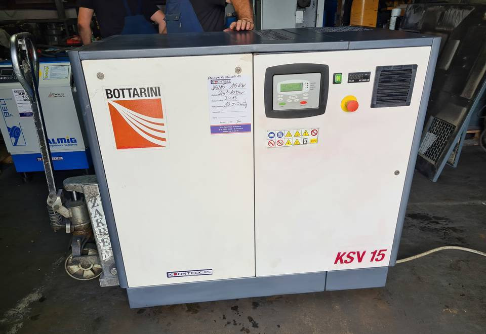 Kompresor śrubowy BOTTARINI KSV 15, 15 kw, 2015r - Luftkompressor: das Bild 4 Kompresor śrubowy BOTTARINI KSV 15, 15 kw, 2015r - Luftkompressor: das Bild 4