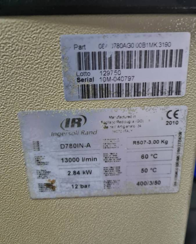 Osuszacz ziębniczy INGERSOLL RAND 13m3 - Lebensmittelmaschine: das Bild 5 Osuszacz ziębniczy INGERSOLL RAND 13m3 - Lebensmittelmaschine: das Bild 5