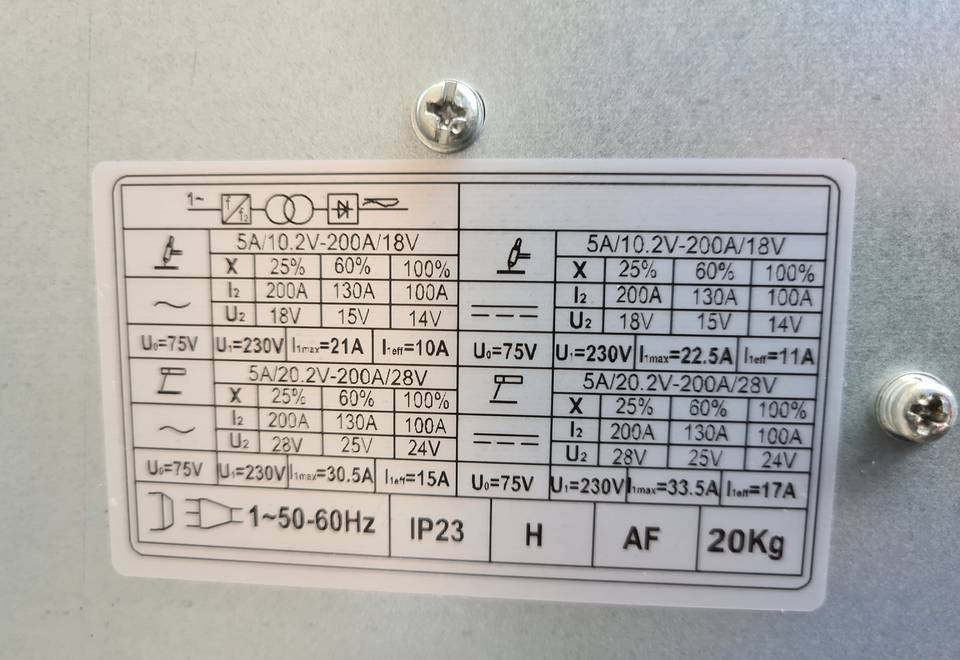 Spawarka WELDKAR MULTIGMAW Mig, Mag, Mma, Tig 200 A - Schweissgeräte: das Bild 5 Spawarka WELDKAR MULTIGMAW Mig, Mag, Mma, Tig 200 A - Schweissgeräte: das Bild 5