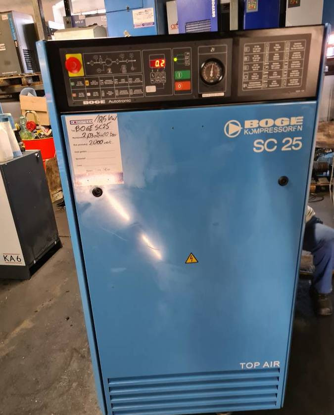 Sprężarka tłokowa BOGE SC 25, 18,5 kw - Luftkompressor: das Bild 2 Sprężarka tłokowa BOGE SC 25, 18,5 kw - Luftkompressor: das Bild 2