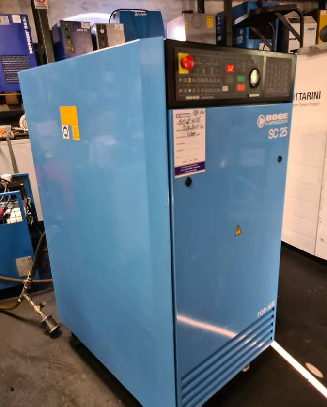 Sprężarka tłokowa BOGE SC 25, 18,5 kw - Luftkompressor: das Bild 3 Sprężarka tłokowa BOGE SC 25, 18,5 kw - Luftkompressor: das Bild 3