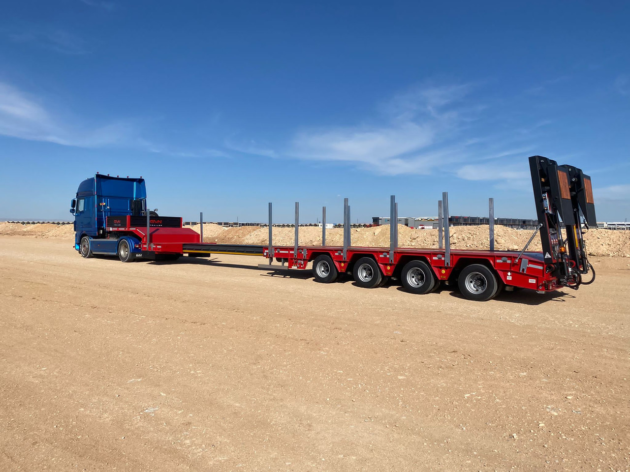 GVN Trailer 4 AXLE EXTENDABLE LOWBED - Tieflader Auflieger: das Bild 3 GVN Trailer 4 AXLE EXTENDABLE LOWBED - Tieflader Auflieger: das Bild 3