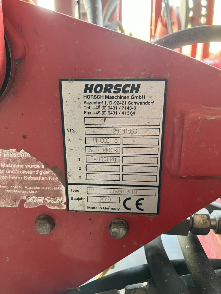 HORSCH Joker 8 RT - Scheibenegge: das Bild 2 HORSCH Joker 8 RT - Scheibenegge: das Bild 2