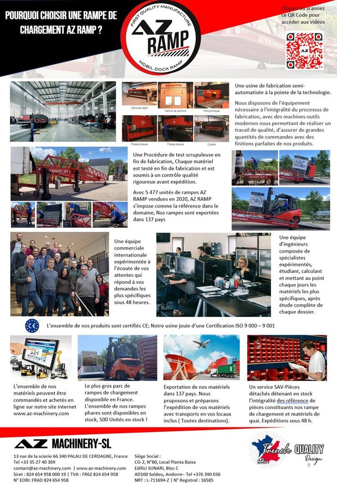 Verladerampe neu kaufen Large Mobile dock ramp, uncouplable AZ RAMP - KING VERSION, BIG FOOT L20 T-INOX: das Bild 20 Verladerampe neu kaufen Large Mobile dock ramp, uncouplable AZ RAMP - KING VERSION, BIG FOOT L20 T-INOX: das Bild 20