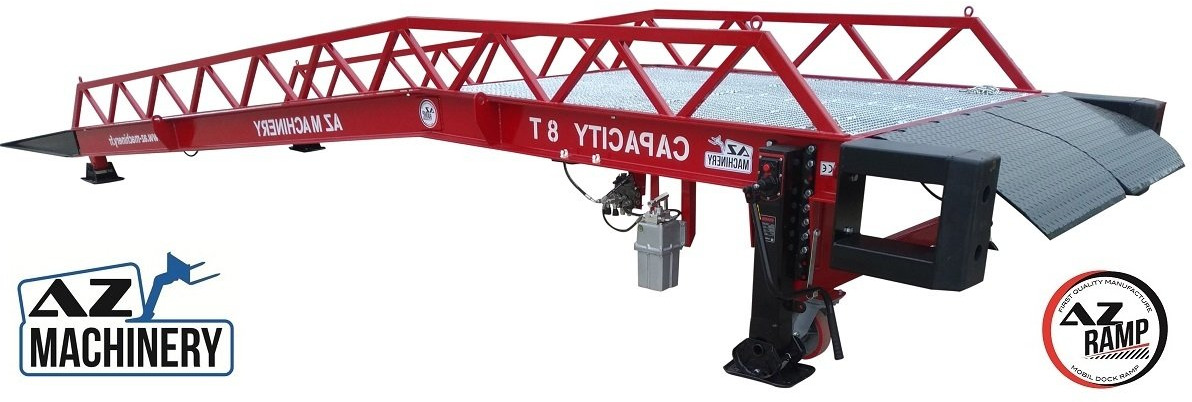 Loading Ramp with with electric tilting bridge - AZ RAMP - STAR- 10T-ZR-E. 10 ton capacity - Verladerampe: das Bild 1 Loading Ramp with with electric tilting bridge - AZ RAMP - STAR- 10T-ZR-E. 10 ton capacity - Verladerampe: das Bild 1