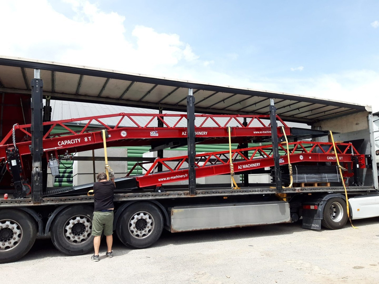 Verladerampe neu kaufen Loading Ramp with with hydraulic tilting bridge - AZ RAMP - STAR- 8T. 8 ton capacity: das Bild 6 Verladerampe neu kaufen Loading Ramp with with hydraulic tilting bridge - AZ RAMP - STAR- 8T. 8 ton capacity: das Bild 6