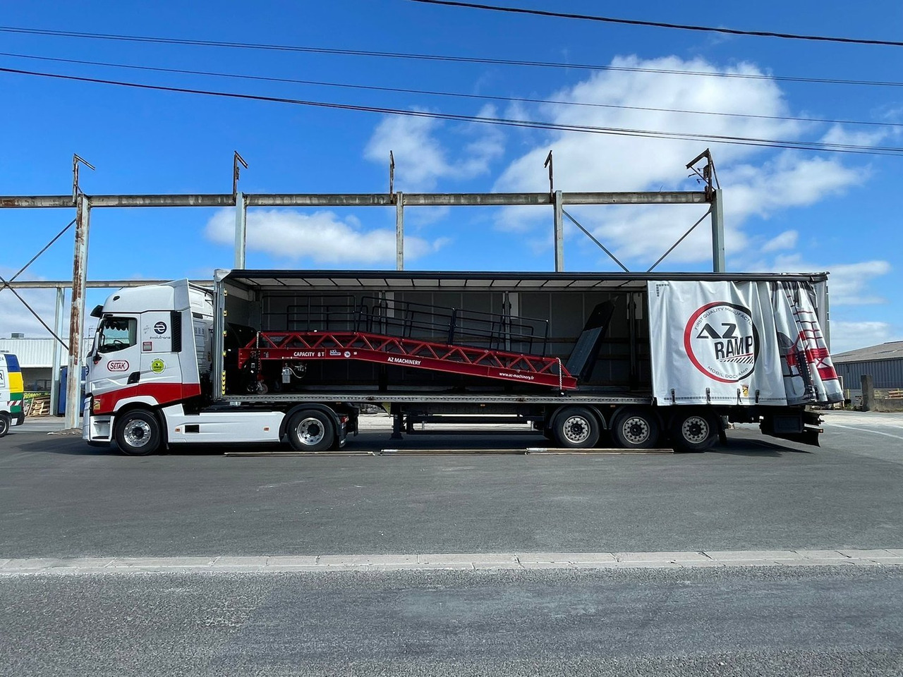 Verladerampe neu kaufen Loading Ramp with with hydraulic tilting bridge - AZ RAMP - STAR- 8T. 8 ton capacity: das Bild 7 Verladerampe neu kaufen Loading Ramp with with hydraulic tilting bridge - AZ RAMP - STAR- 8T. 8 ton capacity: das Bild 7